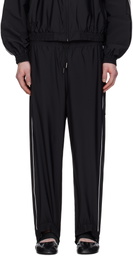 ALAINPAUL Black Fuseau Track Pants