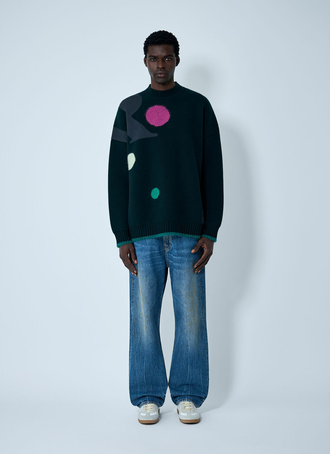 Lacoste Jacquard Knit Sweater