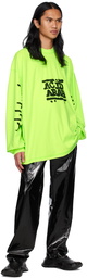 Balenciaga Green Acid Arab Edition Long Sleeve T-Shirt