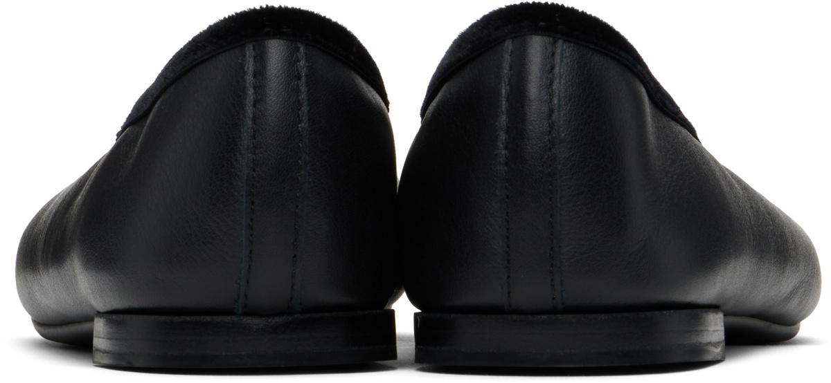 Repetto Black Lilouh Rubber Sole Mary Jane Ballerina Flats Repetto