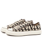 Valentino Men's Icon Low Top Sneakers in Brown