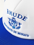 Rhude - Principaute Logo-Embroidered Cotton-Twill and Mesh Trucker Hat