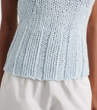 Khaite Cassie knitted cotton top