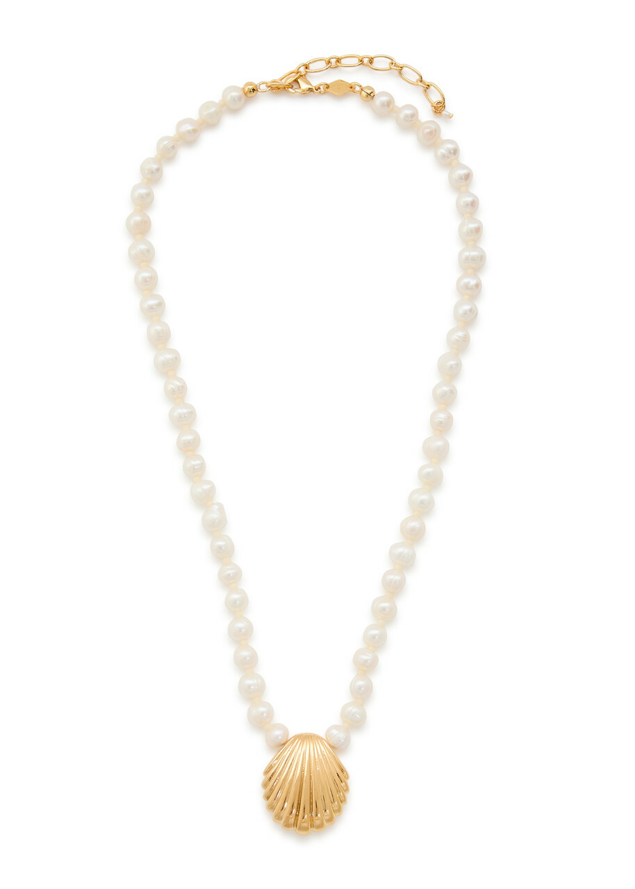 Anni LU Ocean Treasure Beaded 18kt Gold-plated Necklace - Pearl - One Size