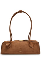 Alaïa Le Teckel Medium Suede Shoulder bag - Tan - One Size