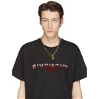 Givenchy Gold and Silver Short Hexagonal Hook and Chains Necklace