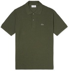 Lacoste - Cotton-Piqué Polo Shirt - Green