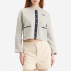 Bode Women's Heathered Cardigan in Grey