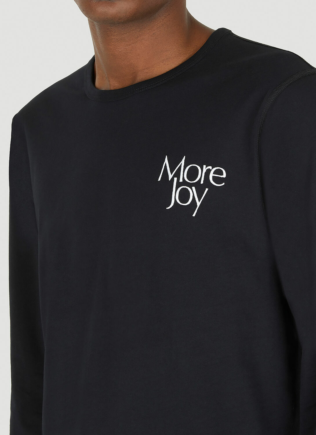 More Joy Embroidered Long Sleeve T-Shirt