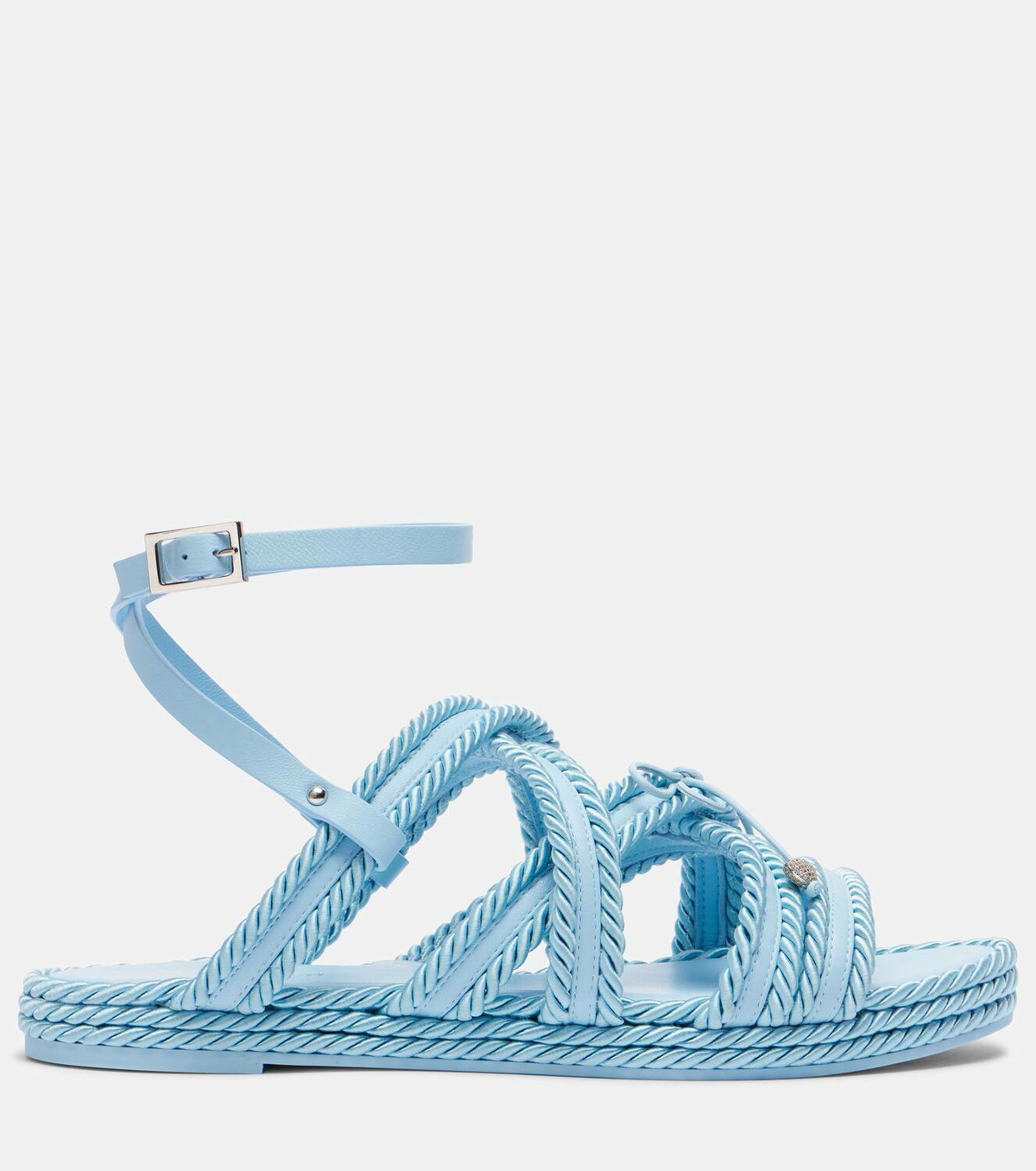 Mach & Mach Embellished woven sandals