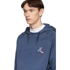 PS by Paul Smith Blue Cycling Monkey Hoodie