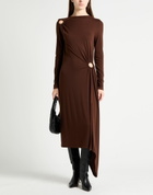 Jijil Womens Midi dress in Brown