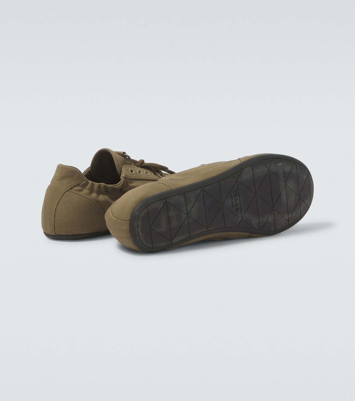 Prada Collapse canvas sneakers