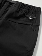 Nike - ACG Smith Summit Straight-Leg Convertible Shell Cargo Trousers - Black