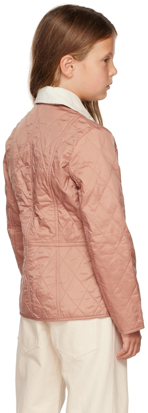 Barbour Kids Pink Liddesdale Jacket Barbour