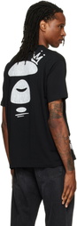 AAPE by A Bathing Ape Black Basic T-shirt
