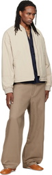 YMC Beige Basement Bomber Jacket