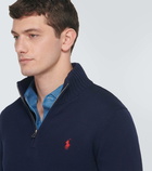 Polo Ralph Lauren Logo cotton half-zip sweater