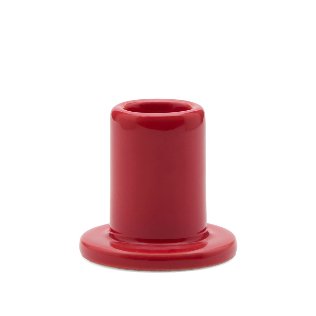 HAY Tube Candleholder - Small in Red 