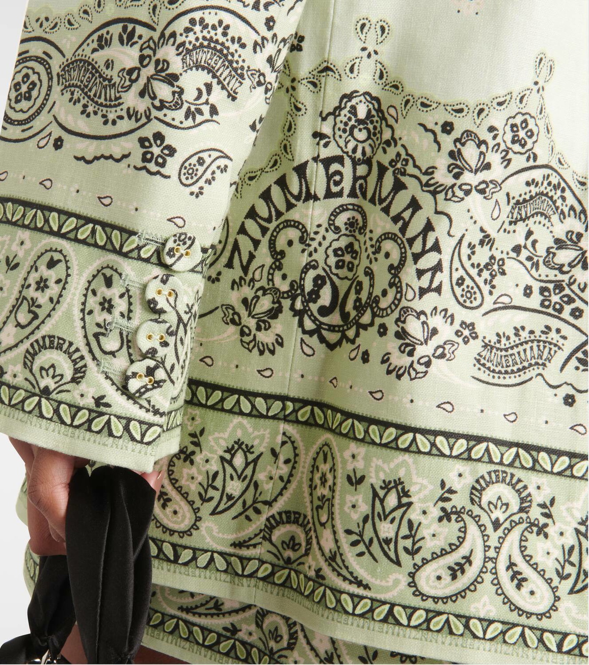 Zimmermann Matchmaker printed linen blazer Zimmermann