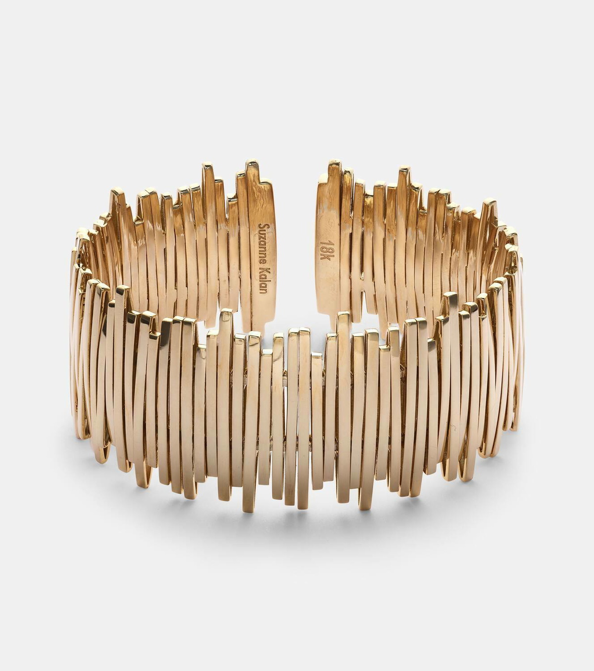 Suzanne Kalan Jagged 18kt gold bangle