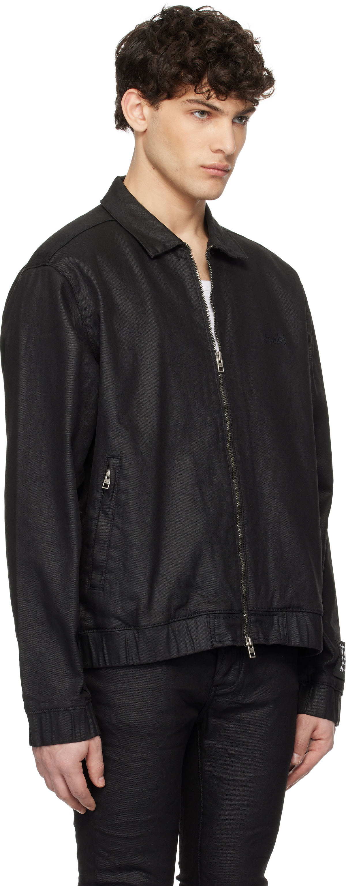 ジャケット・アウター KSUBI leather sleeve denim jacket Ksubi Oh G Two-Tone Denim Jacket - Blue – Kith