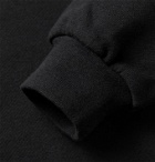 WTAPS - Logo-Print Loopback Cotton-Jersey Sweatshirt - Black