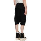 Rick Owens DRKSHDW Black Tower Drawstring Pods Shorts