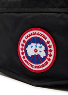 Canada Goose Logo-appliqué Twill Belt bag - Black - One Size