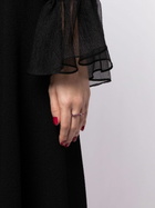 EÉRA 18K White Gold Square Hug Ring