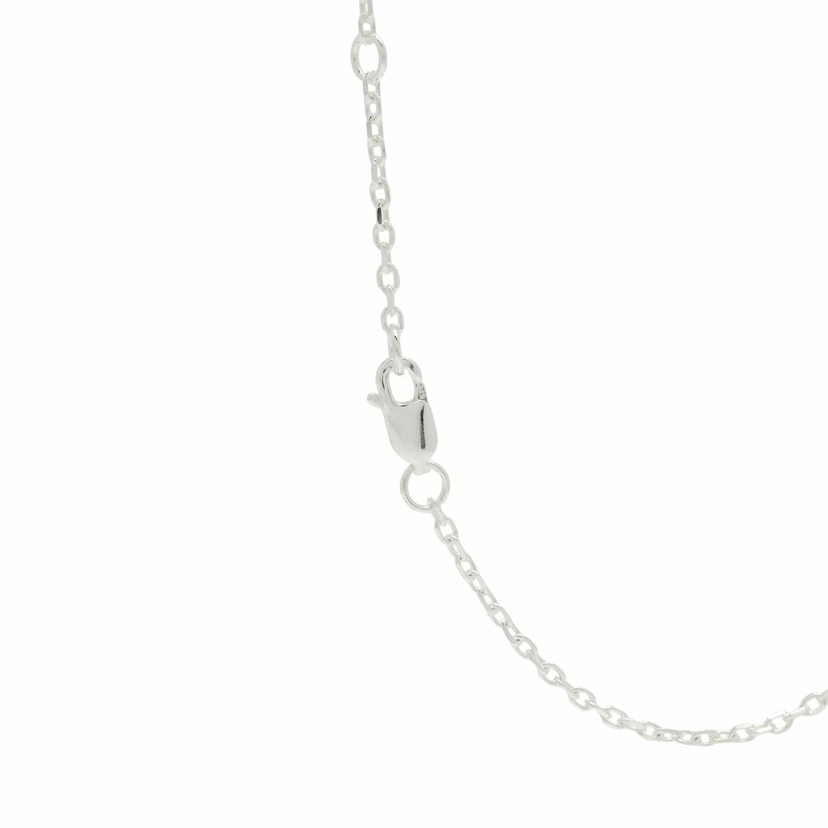 TwoJeys Men's Tilted Necklace in Silver 