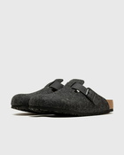 Birkenstock Boston Fe/Le Black - Mens - Sandals & Slides