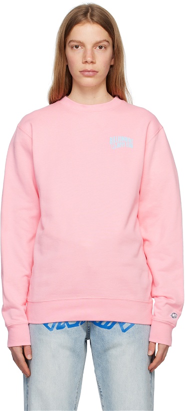 Photo: Billionaire Boys Club Pink Small Arch Logo Sweatshirt