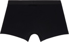 Dsquared2 Two-Pack Black & White Stretch Cotton Boxer Briefs