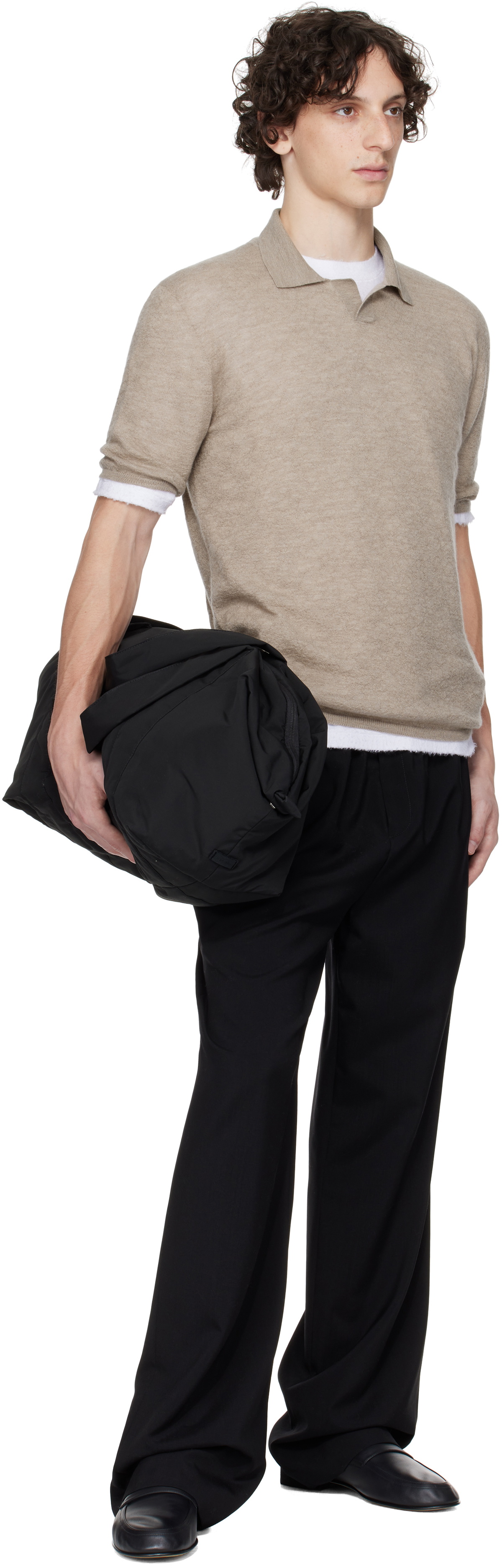 The Row Black Max Duffle Bag