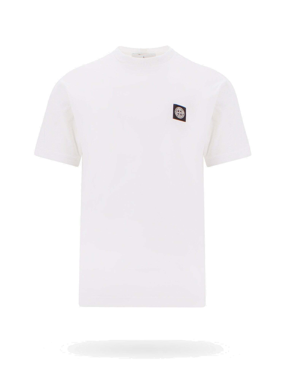 Stone Island T Shirt White Mens Stone Island