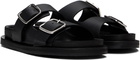 Studio Nicholson Black Denver Leather Sandals
