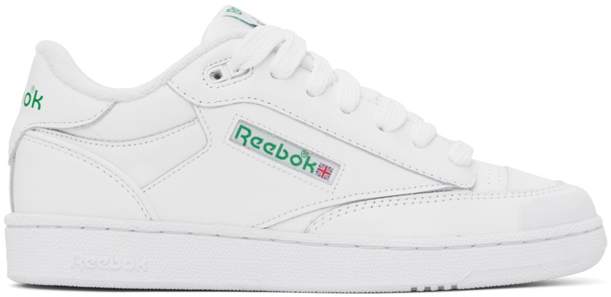 BEAMS PLUS White Reebok Edition Club C Bulc Sneakers