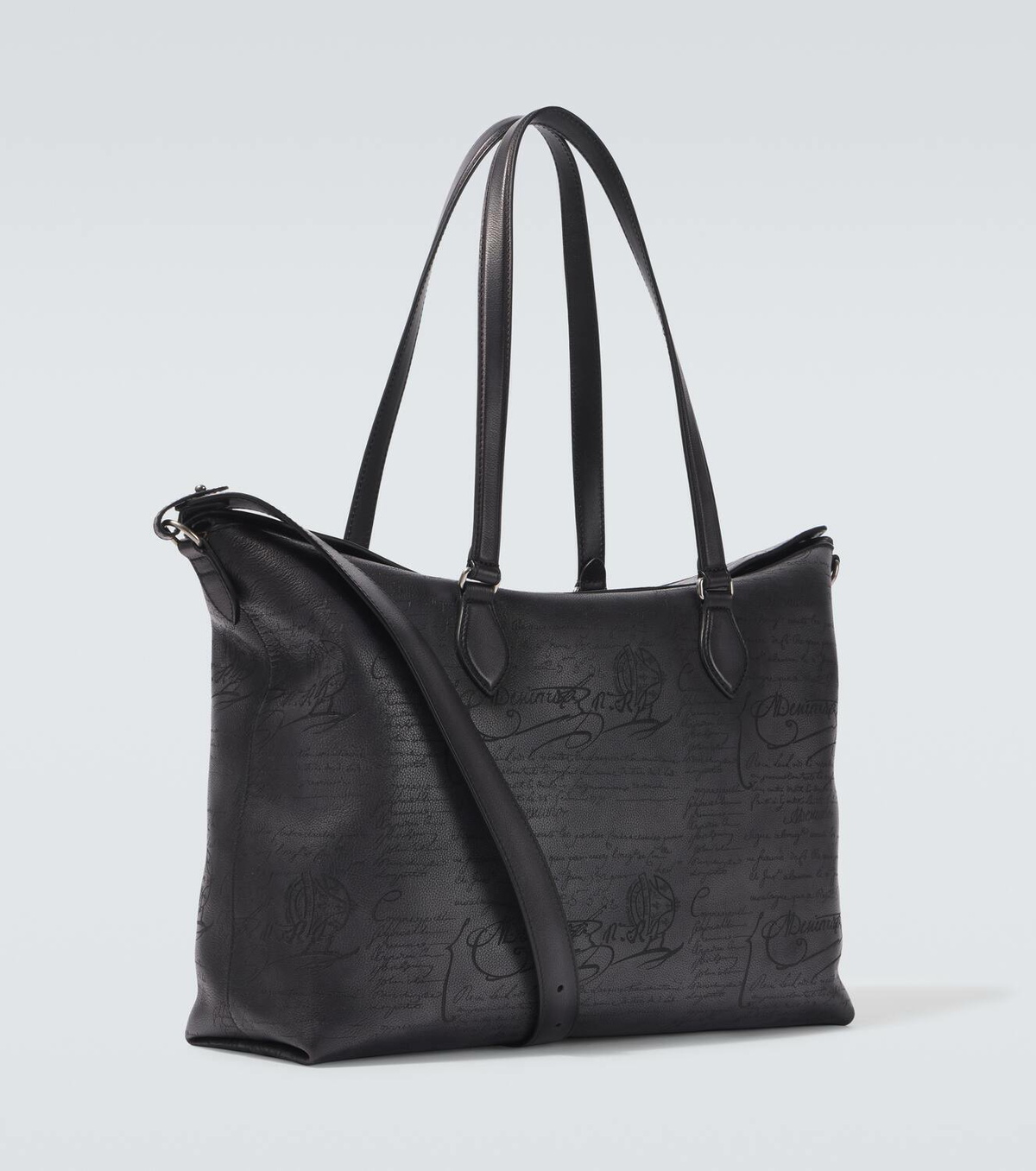 Berluti Late Hour Scritto leather tote bag