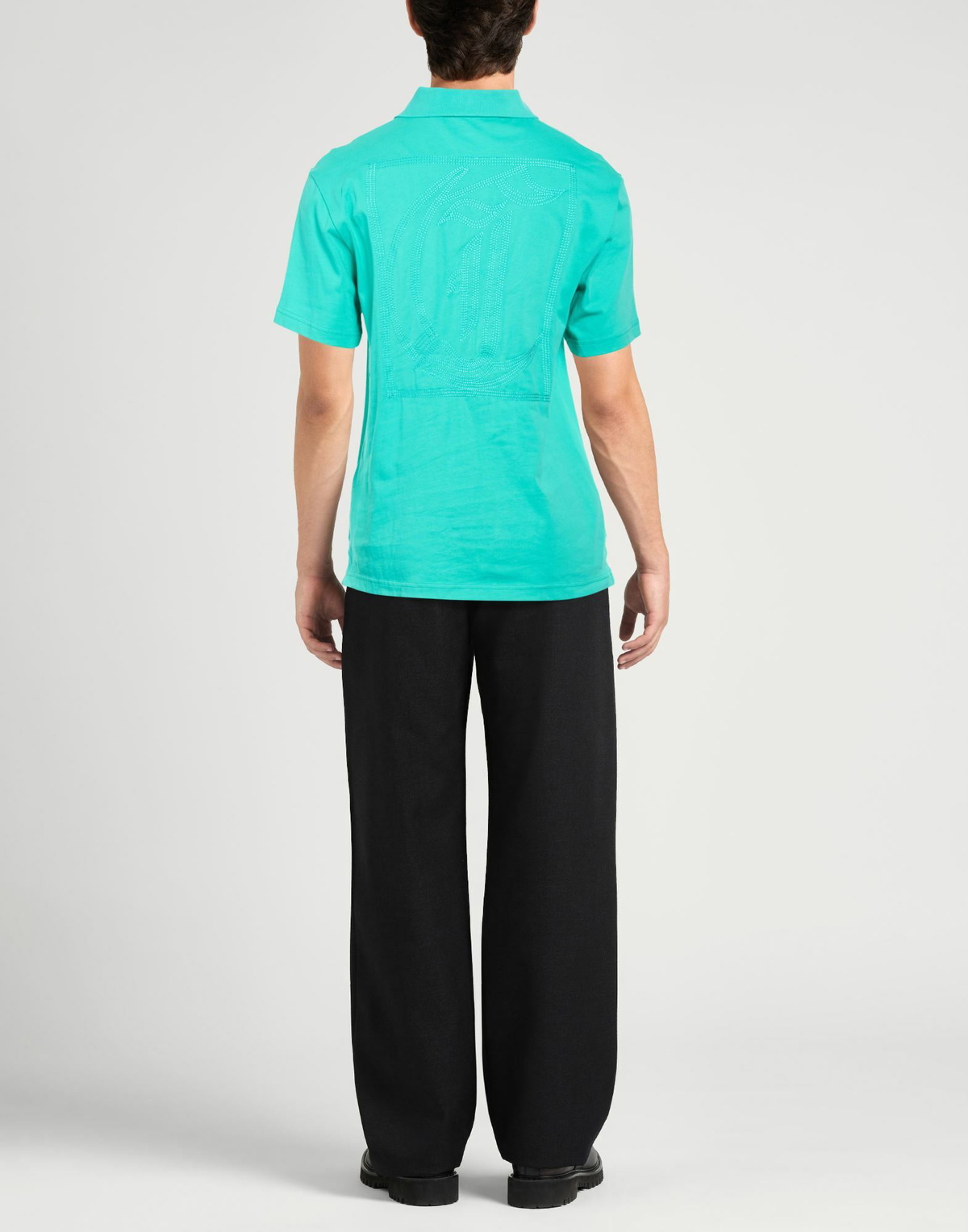Just Cavalli Mens Polo shirt Turquoise