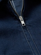 Nudie Jeans - Jimmy Logo-Appliquéd Utility Denim Jacket - Blue