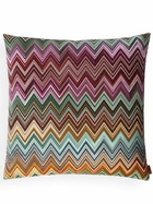 Missoni Home Pink Jarris Zigzag Cotton Cushion