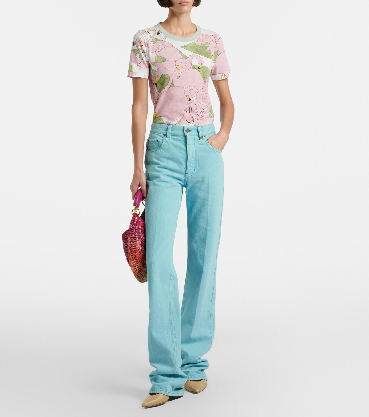 Chloé High-rise straight jeans