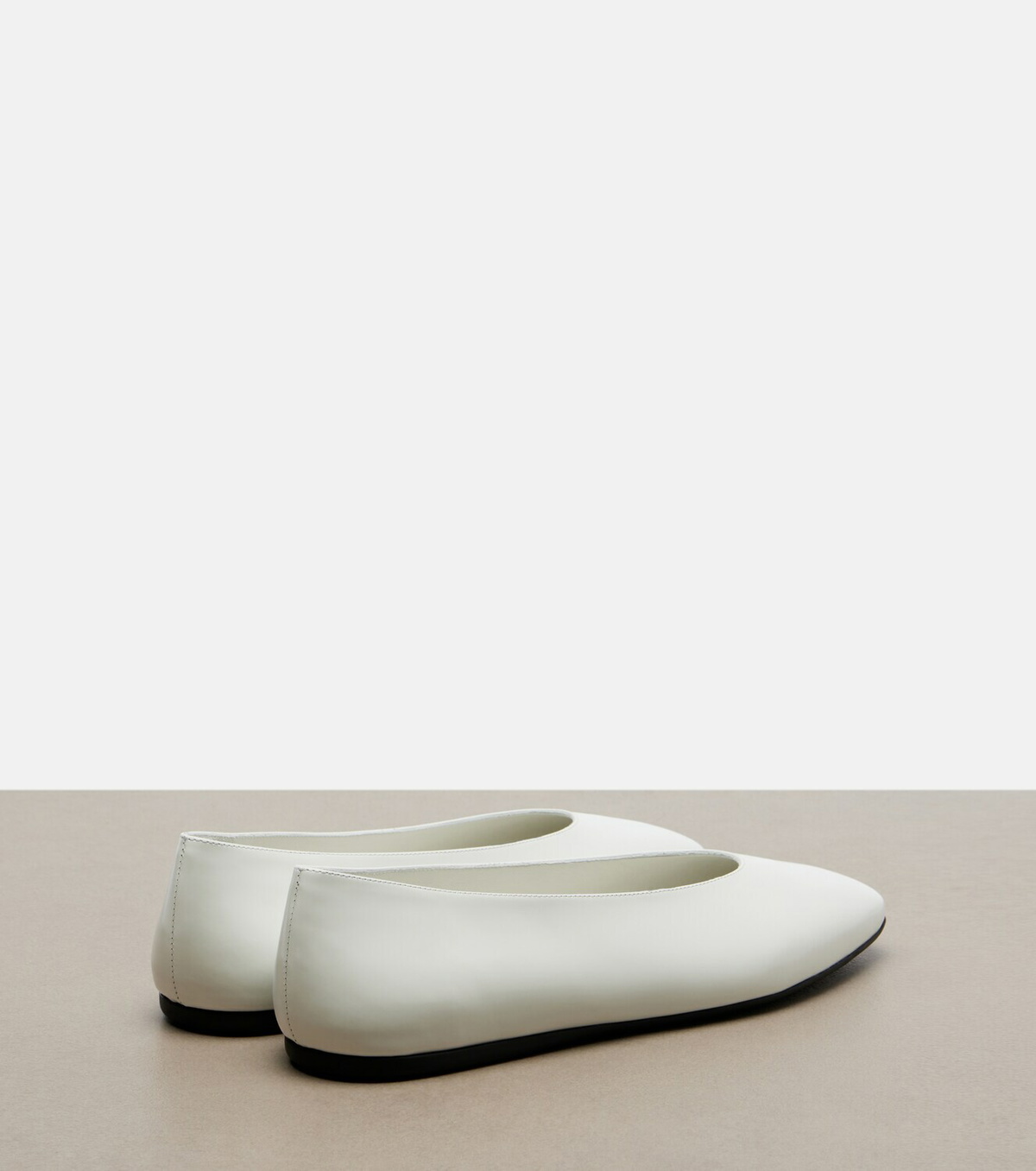 Prada Leather ballet flats