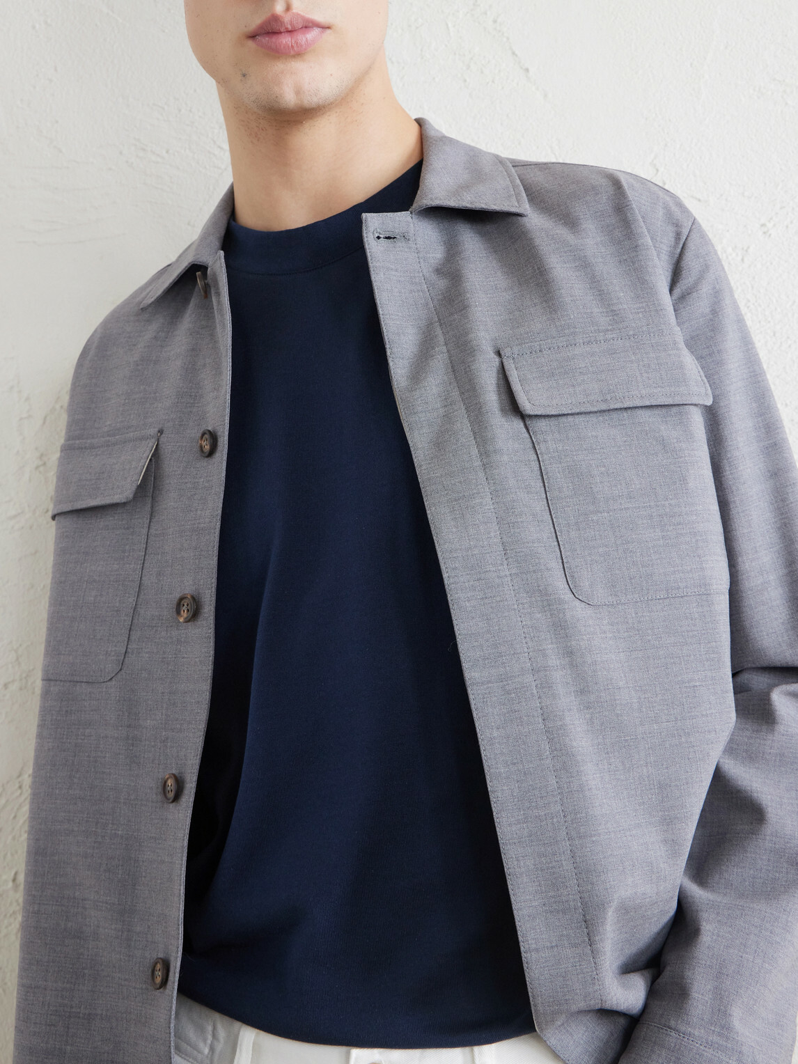 Eleventy - Cotton-Jersey T-Shirt - Blue