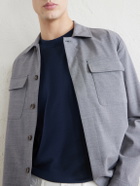 Eleventy - Cotton-Jersey T-Shirt - Blue