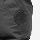 Rains Men's Long Puffer Jacket in Black