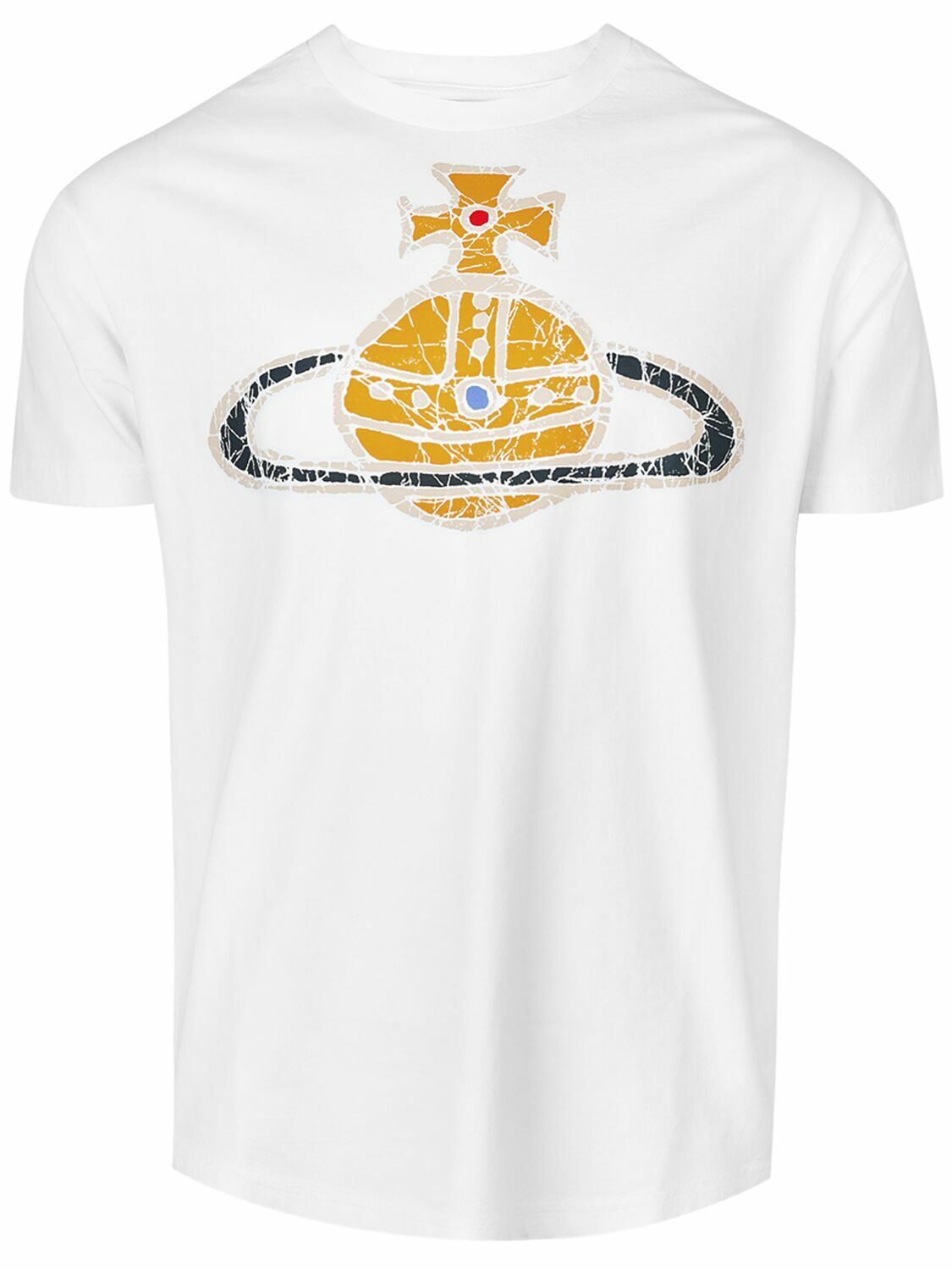 VIVIENNE WESTWOOD - Time Machine Classic Logo Print T-shirt