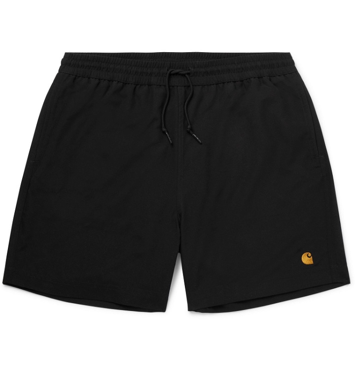 Photo: Carhartt WIP - Mid-Length Swim Shorts - Black