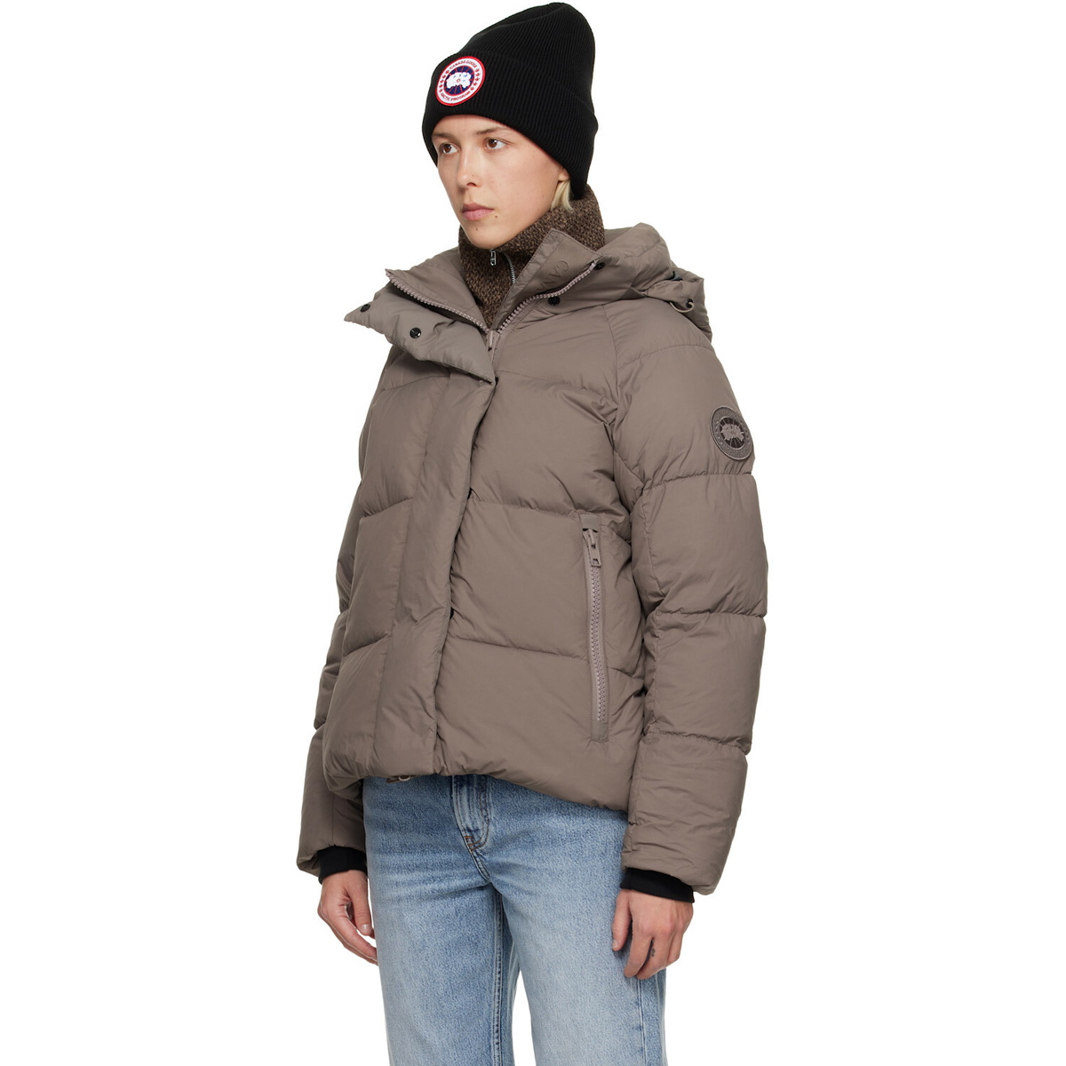 Canada Goose Taupe Junction Down Jacket